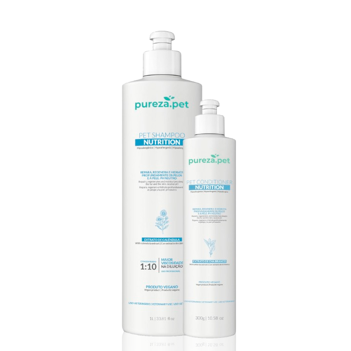 Shampoo kit 1 liter and conditioner 300ml Nutrition line